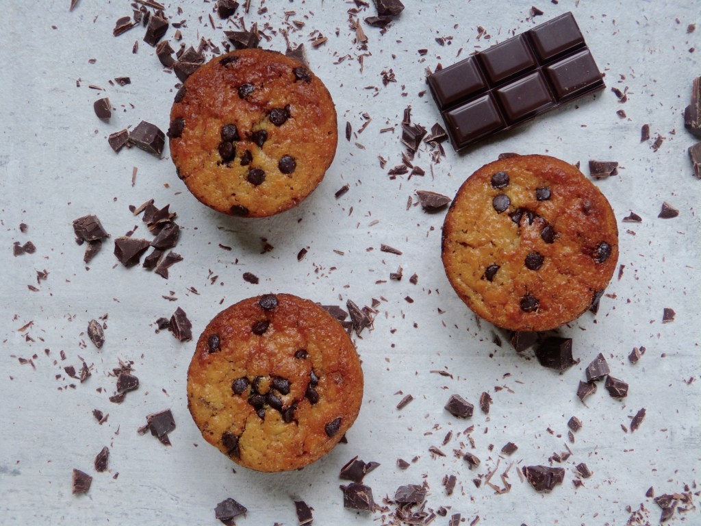 Muffins banane et&nbsp;chocolat