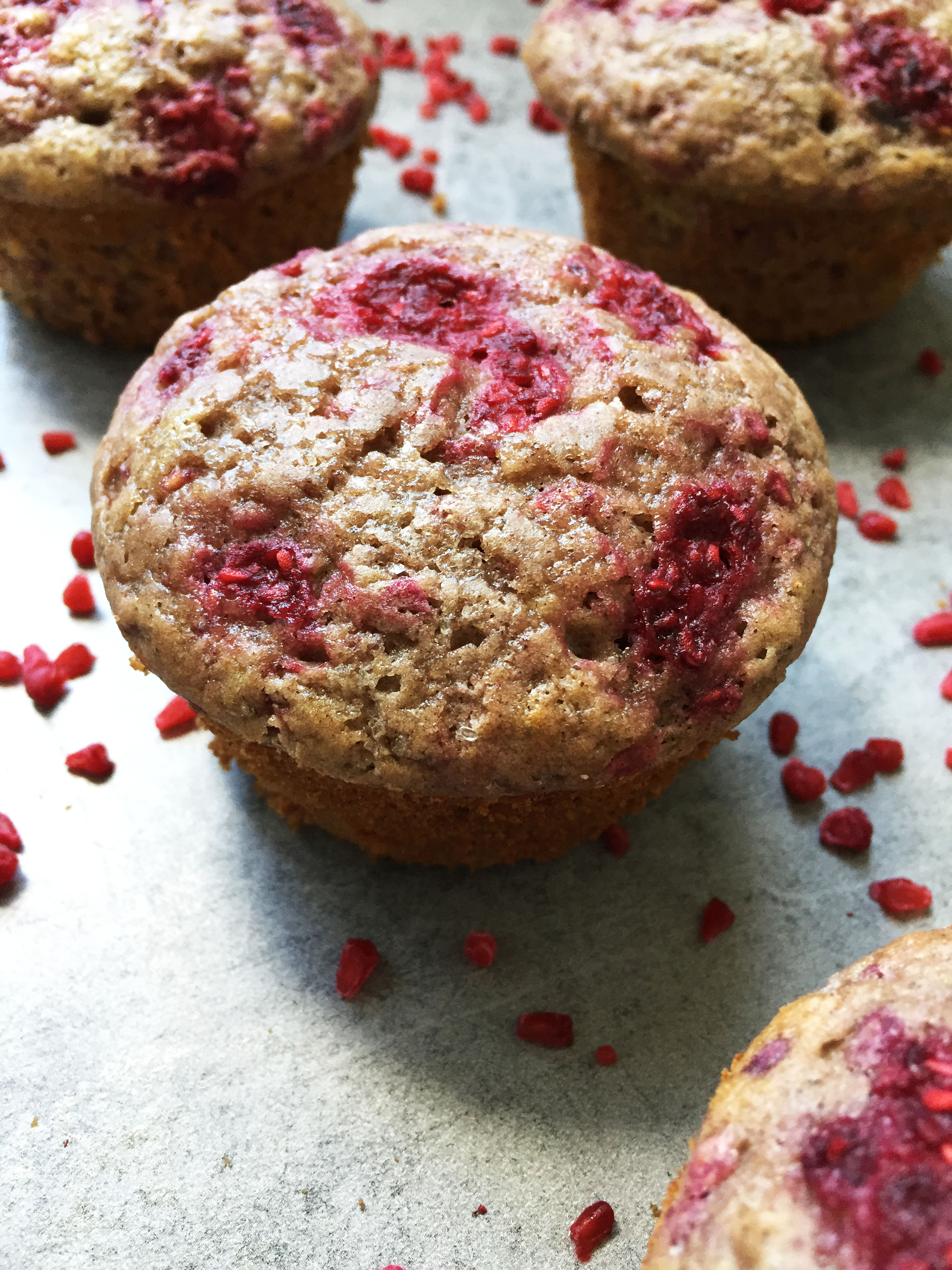 muffins_bananes_framboises_sans_gluten