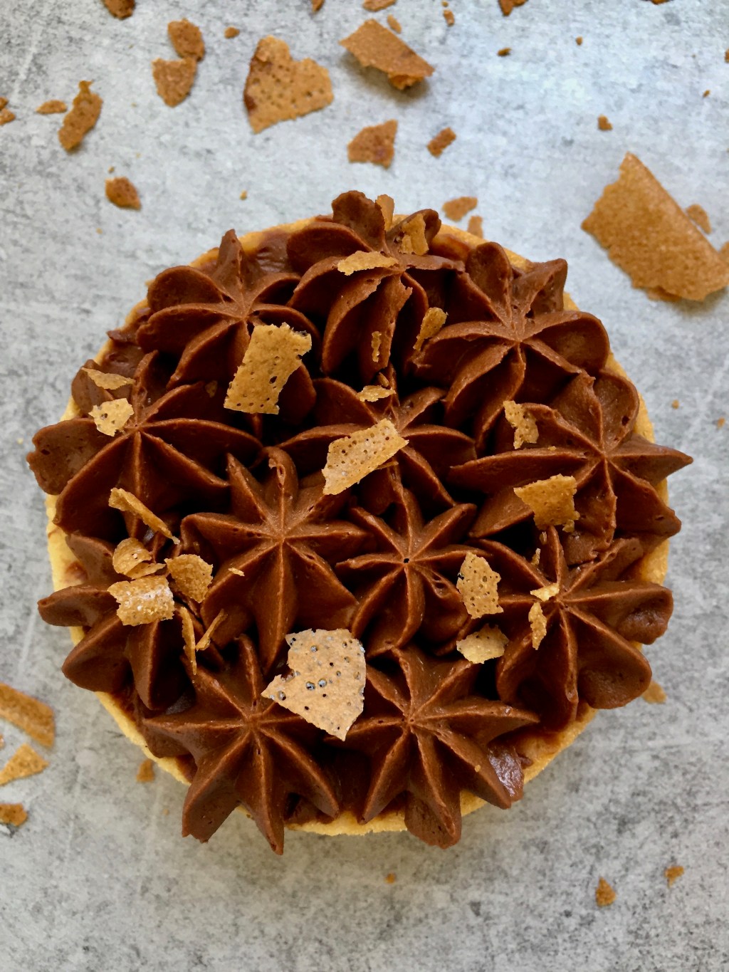 Tartelettes chocolat noir et&nbsp;praliné