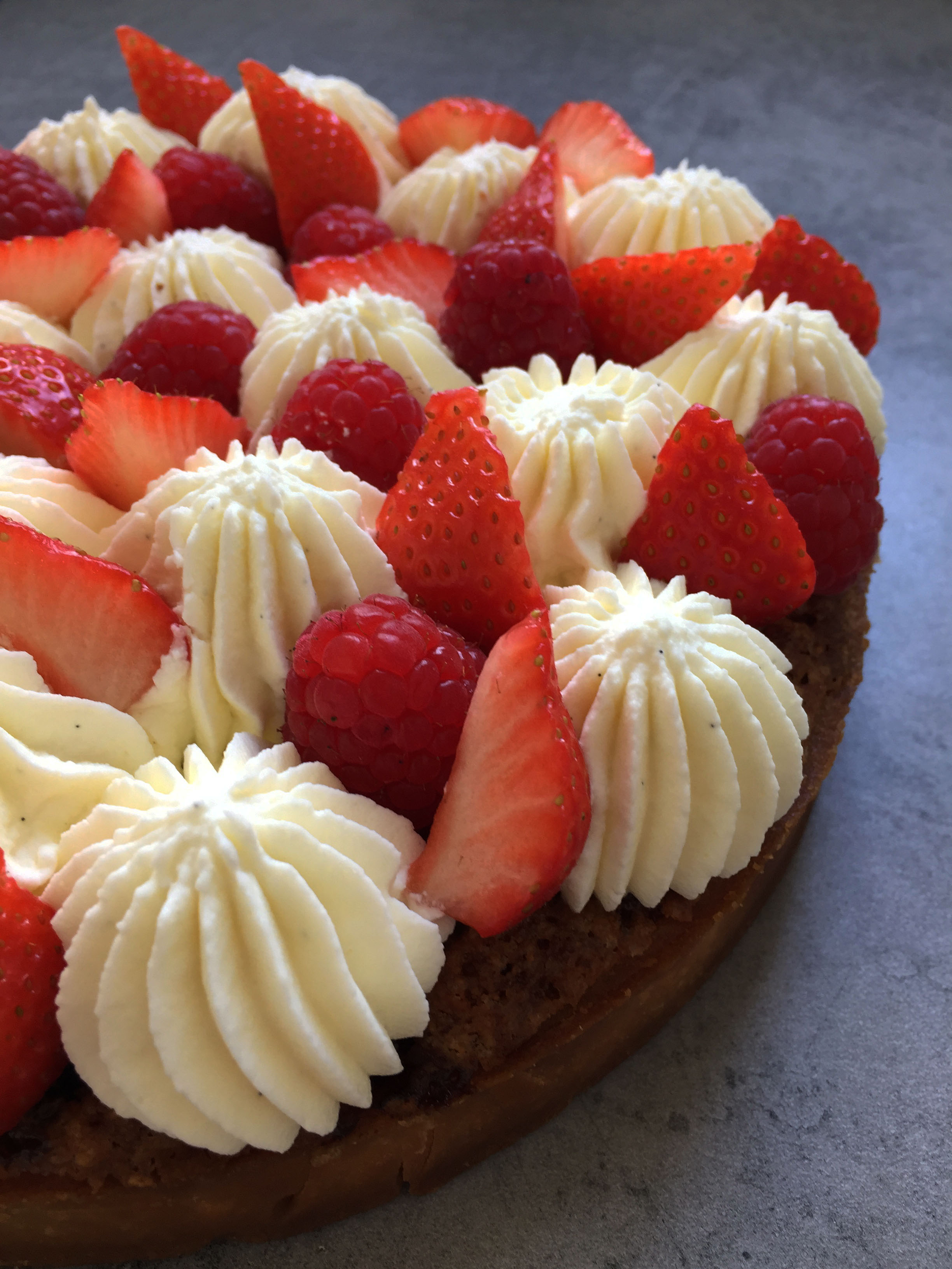 tarte_fraises_framboises_amdandine