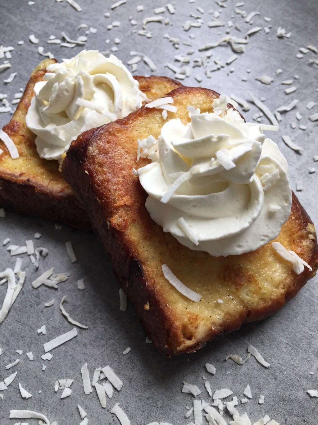 Brioche perdue au lait de&nbsp;coco