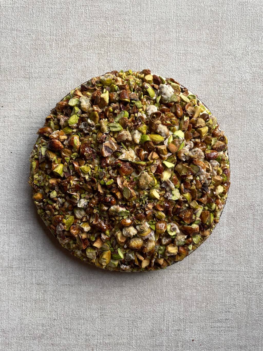 Tarte aux pistaches et&nbsp;gianduja