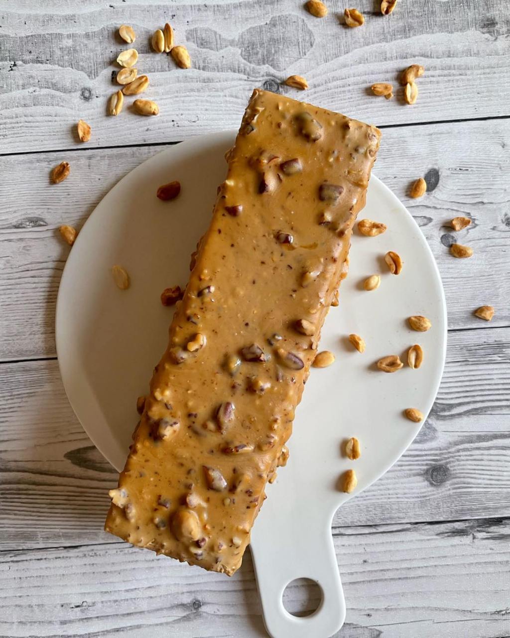 Cake au beurre de cachuète et&nbsp;caramel